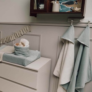 Couverture enveloppante OSLO Koeka wafel teddy ocean air