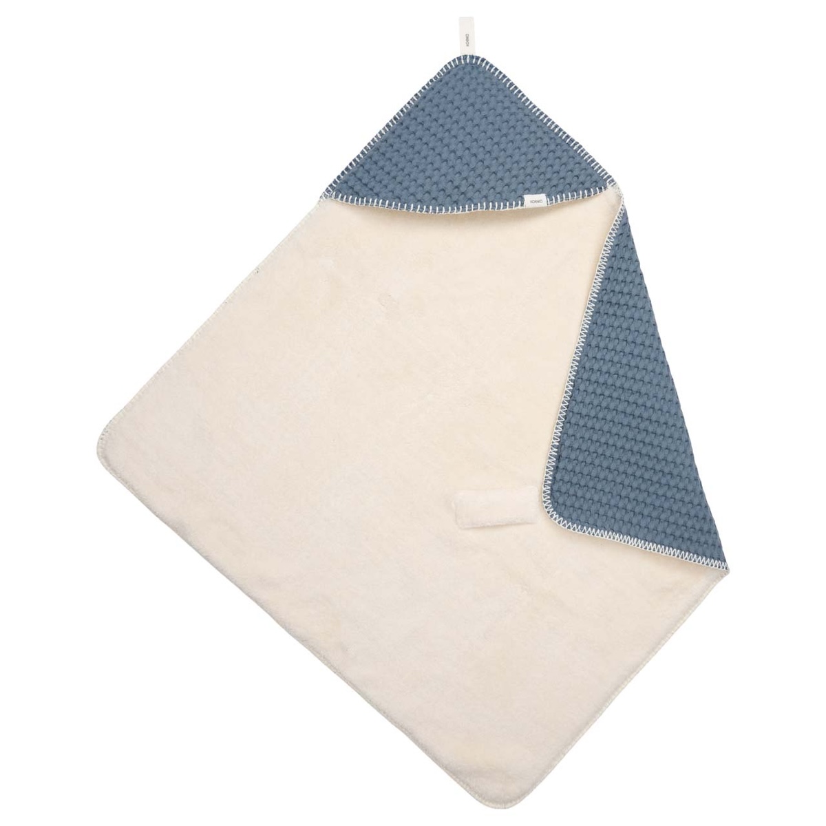 Couverture enveloppante teddy Oslo Koeka bluestone