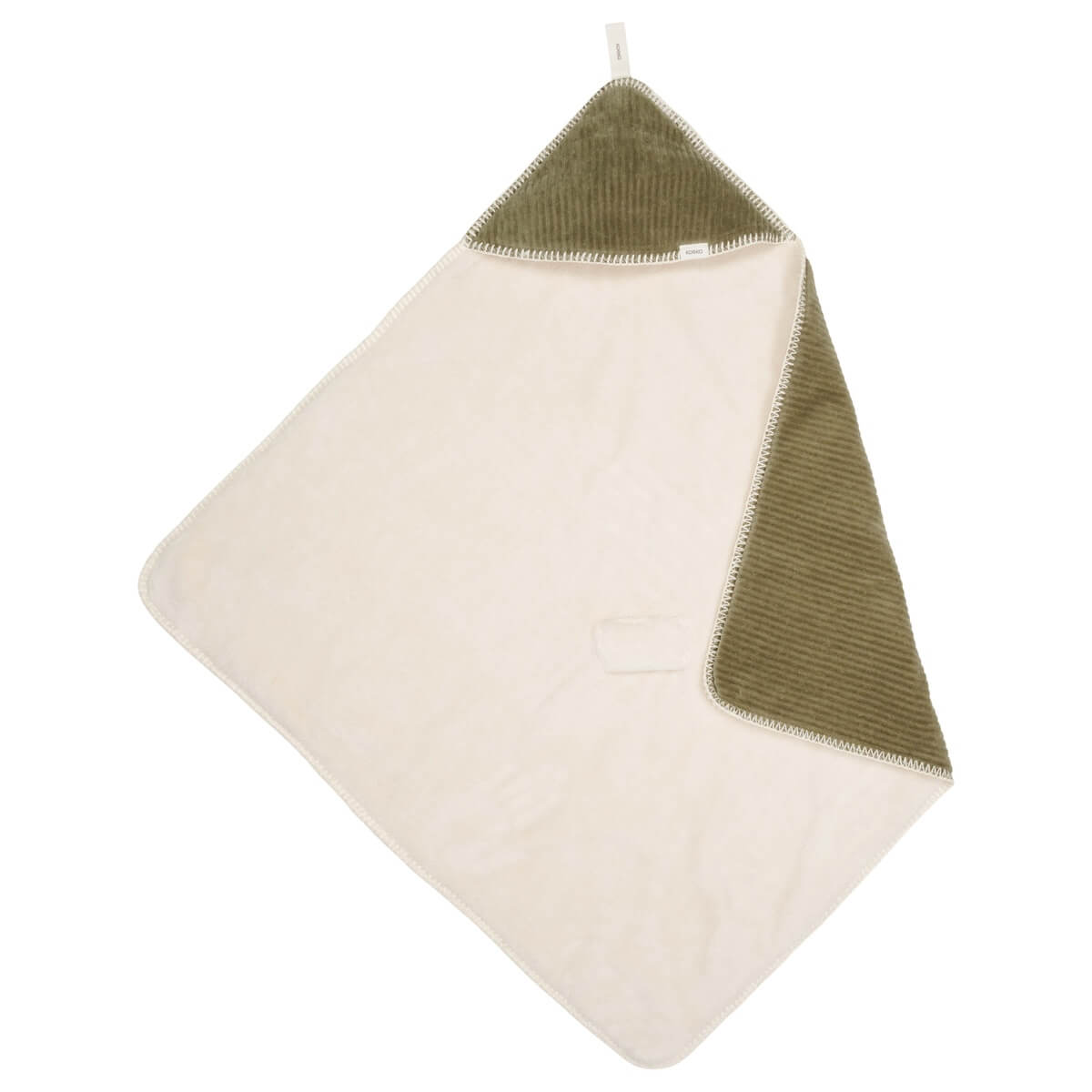 Couverture enveloppante VIK Koeka teddy moss
