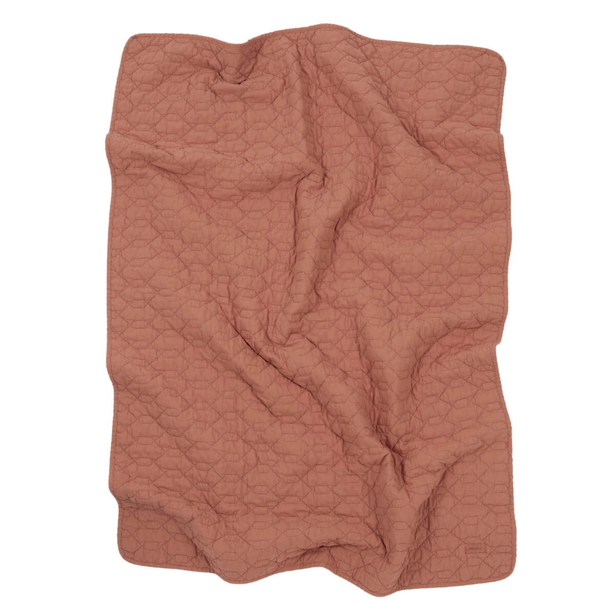 Couverture matelassée 100x135cm WABI SABI Nobodinoz Rosewood