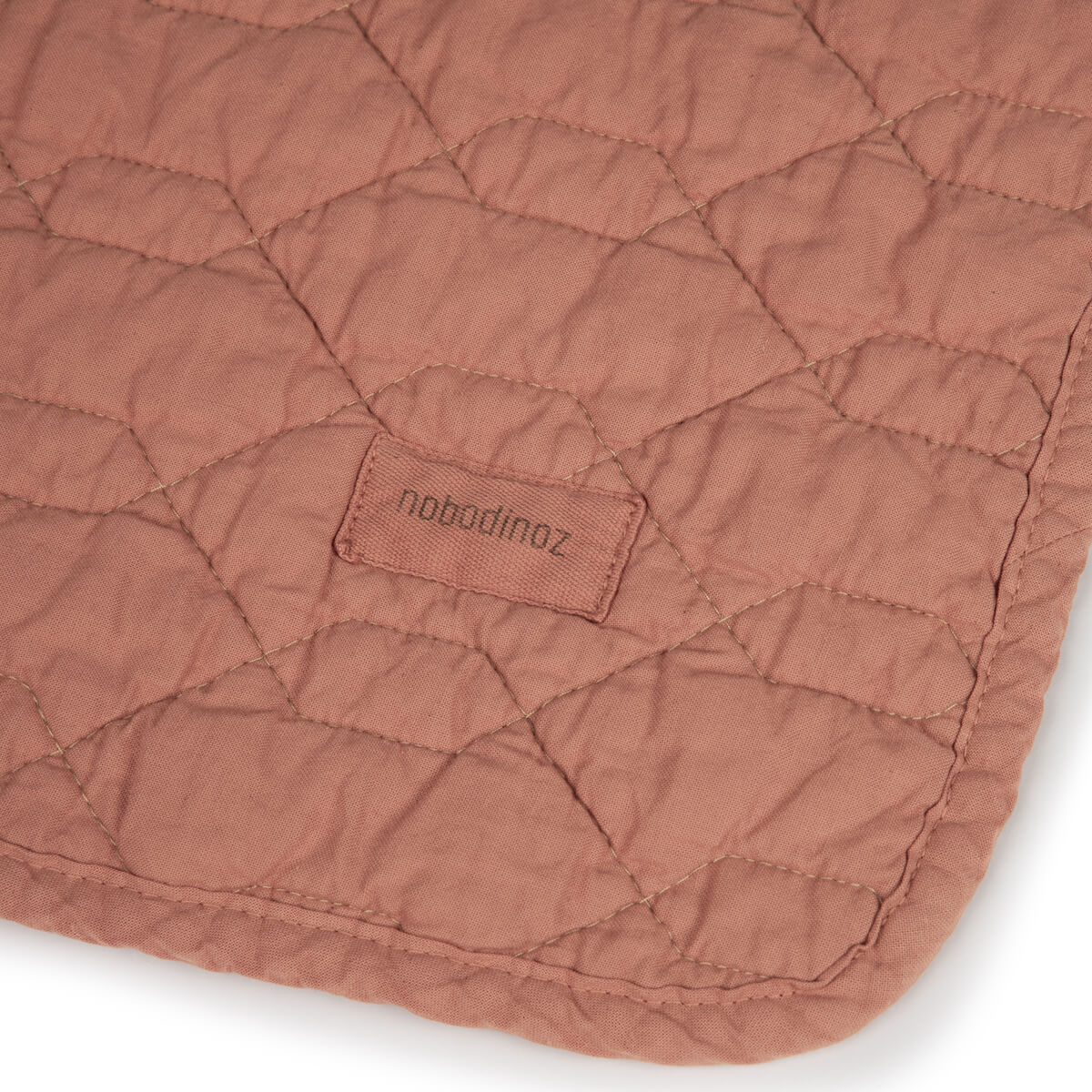 Couverture matelassée 100x135cm WABI SABI Nobodinoz Rosewood