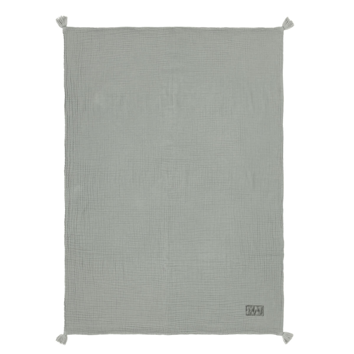 Couverture mousseline 65x100cm WABI SABI Nobodinoz azure
