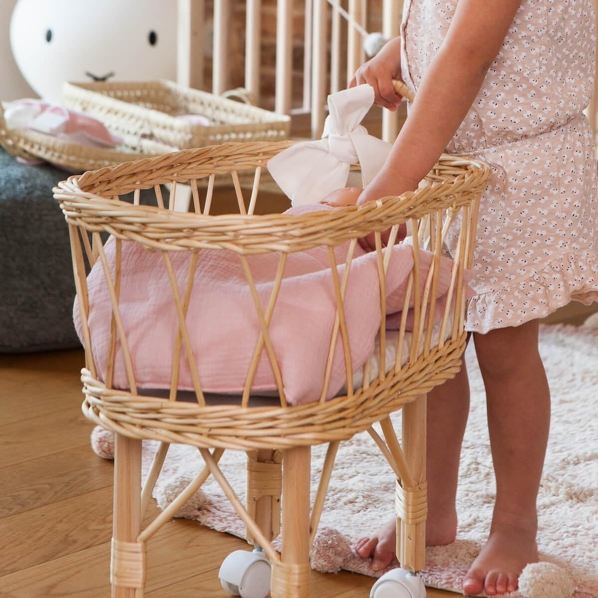 Couverture-oreiller poupée BOBBLE rose