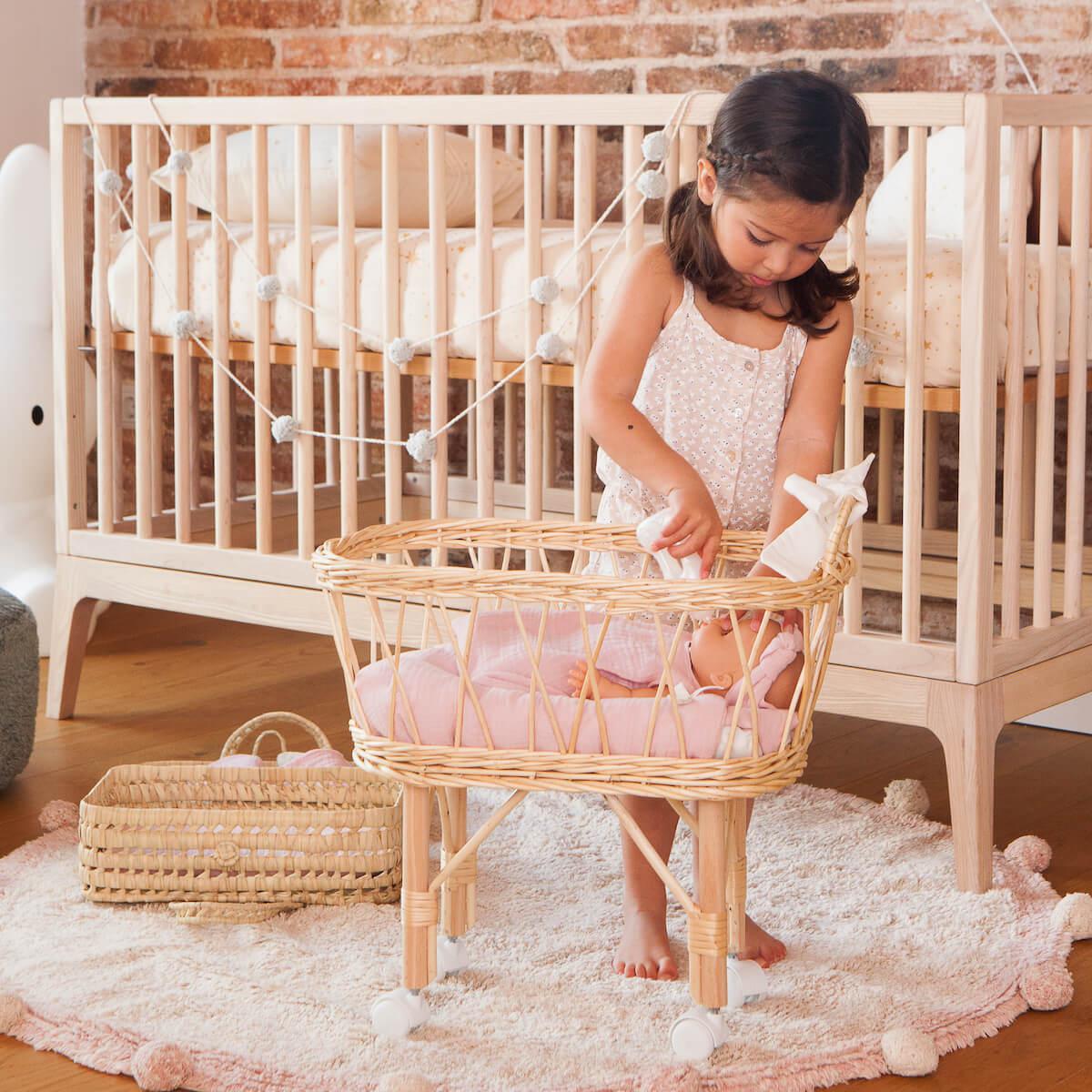 Couverture-oreiller poupée BOBBLE rose