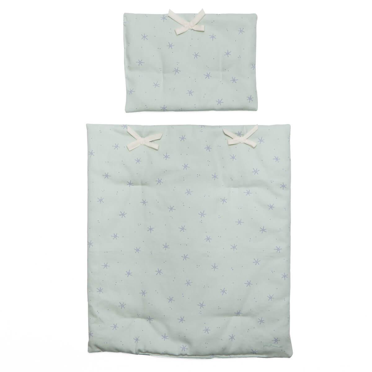 Couverture-oreiller poupée STARS vert