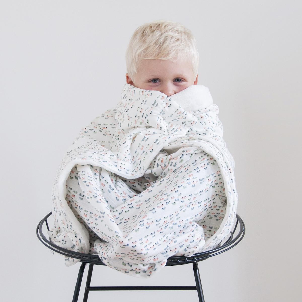 Couverture polaire 75x100cm CARS Les Rêves d'Anaïs 