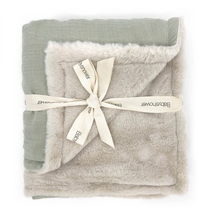 Couverture POLAIRE XL Babyshower dune powder