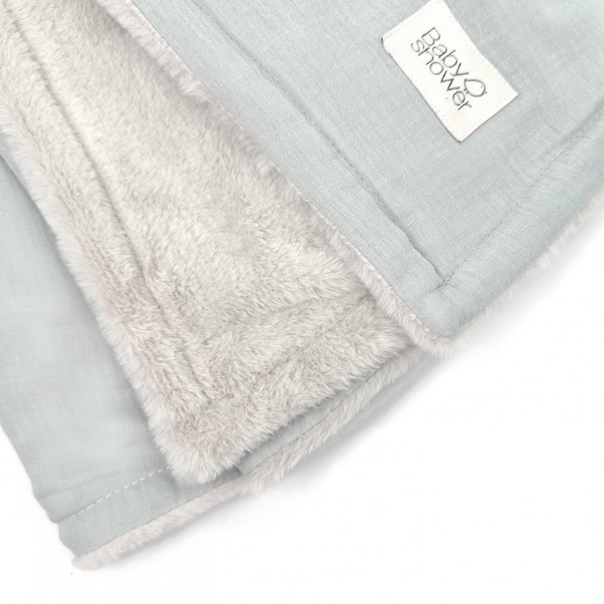 Couverture POLAIRE XL Babyshower mint breeze