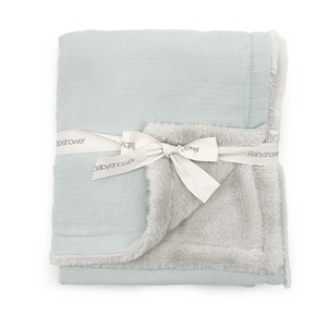 Couverture POLAIRE XL Babyshower mint breeze