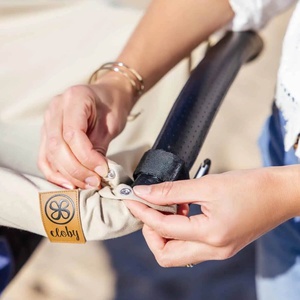 Couverture protection solaire 95x73cm Cloby Dusty Blue