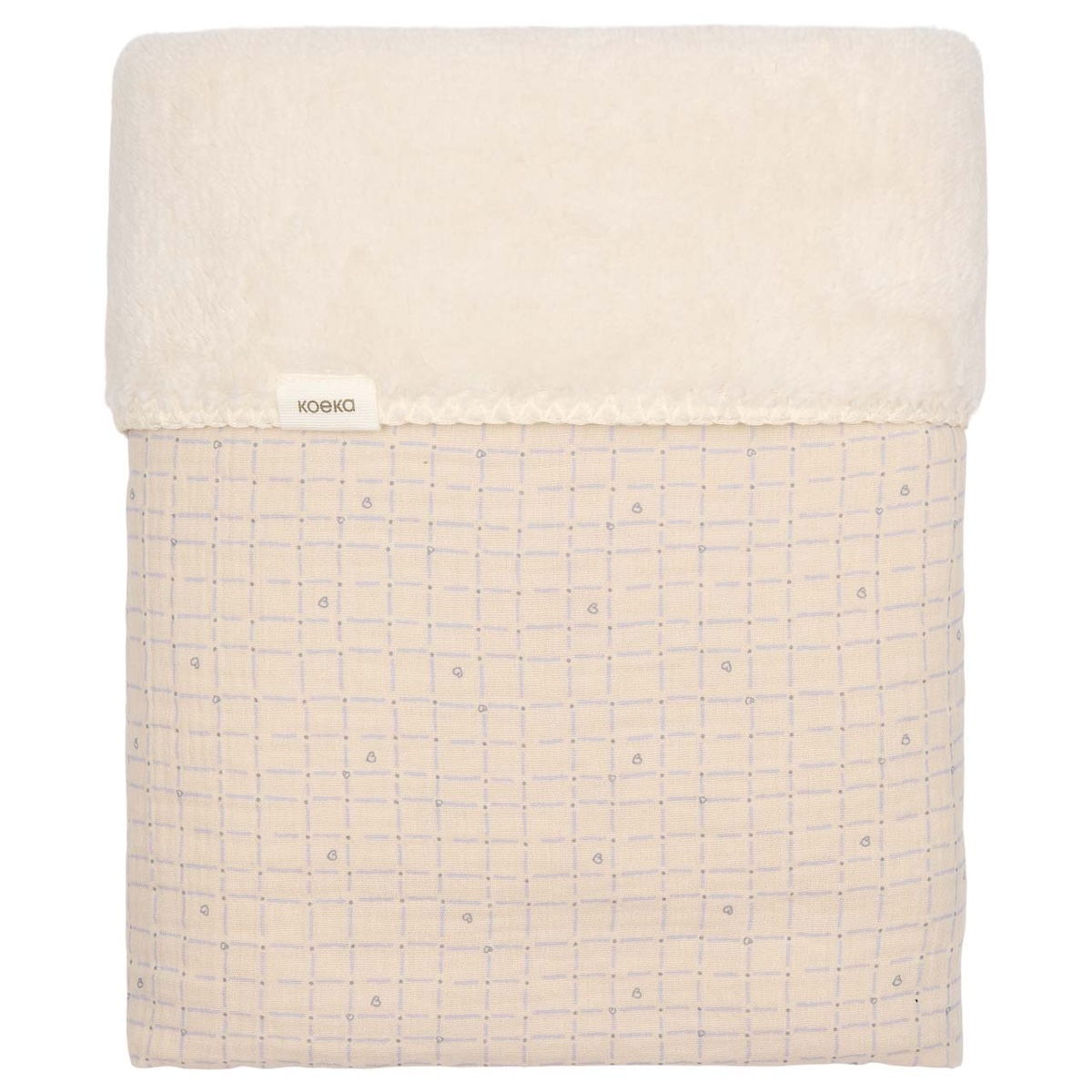 Couverture teddy LIND Koeka warm white