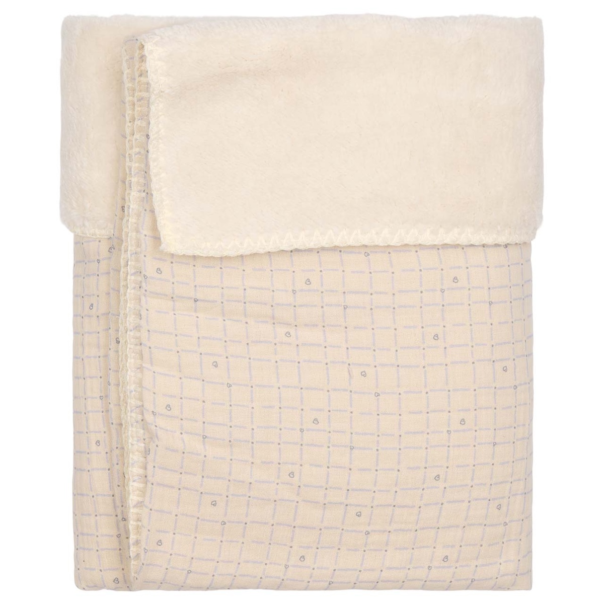 Couverture teddy LIND Koeka warm white