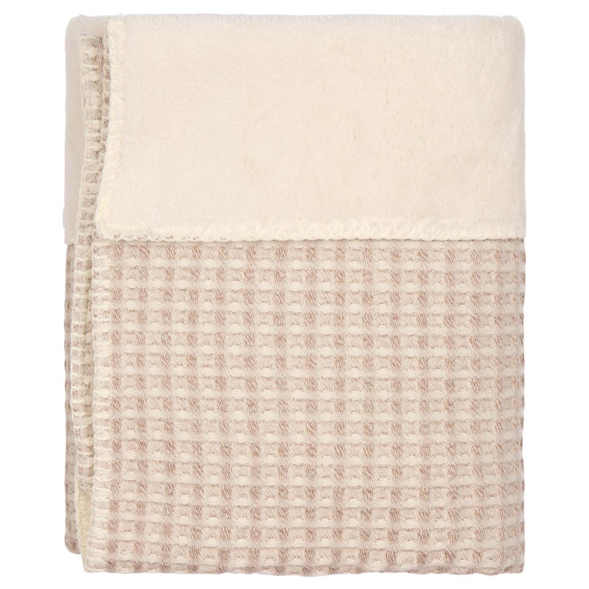 Couverture teddy OSLO Koeka crumble