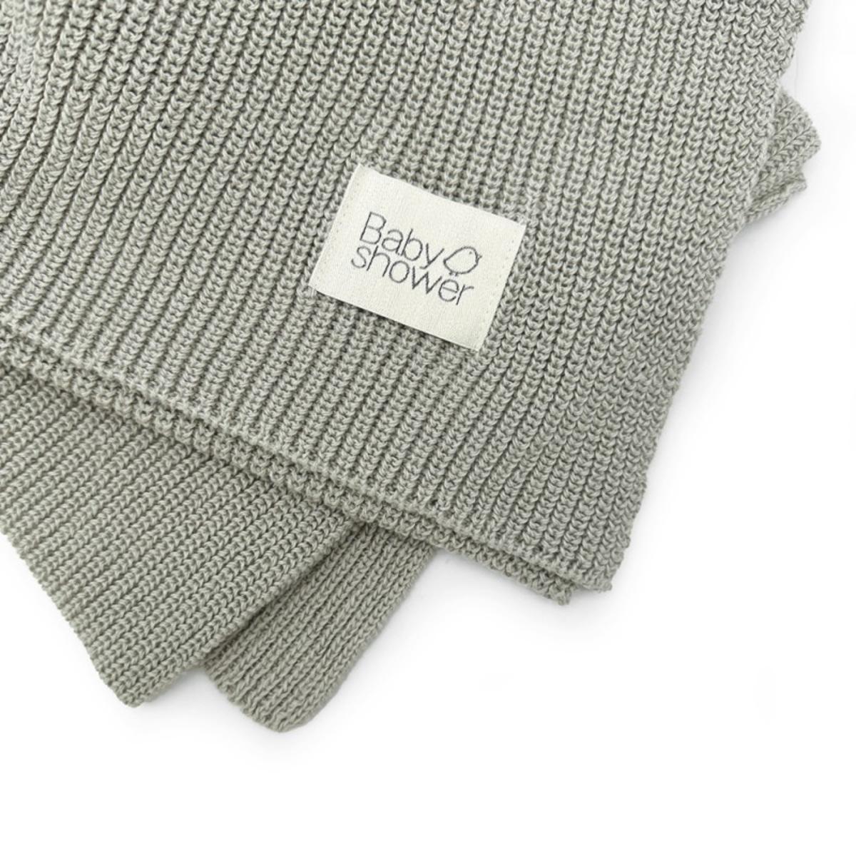 Couverture TRICOT Babyshower dune powder