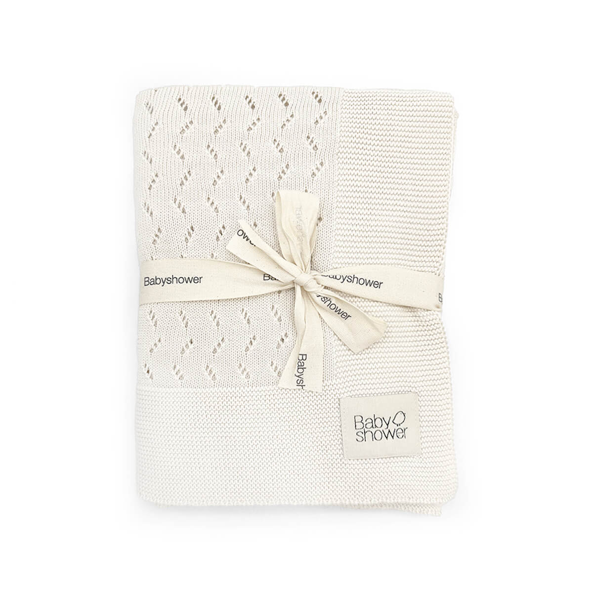 Couverture TRICOT CLASSIC Babyshower ivory