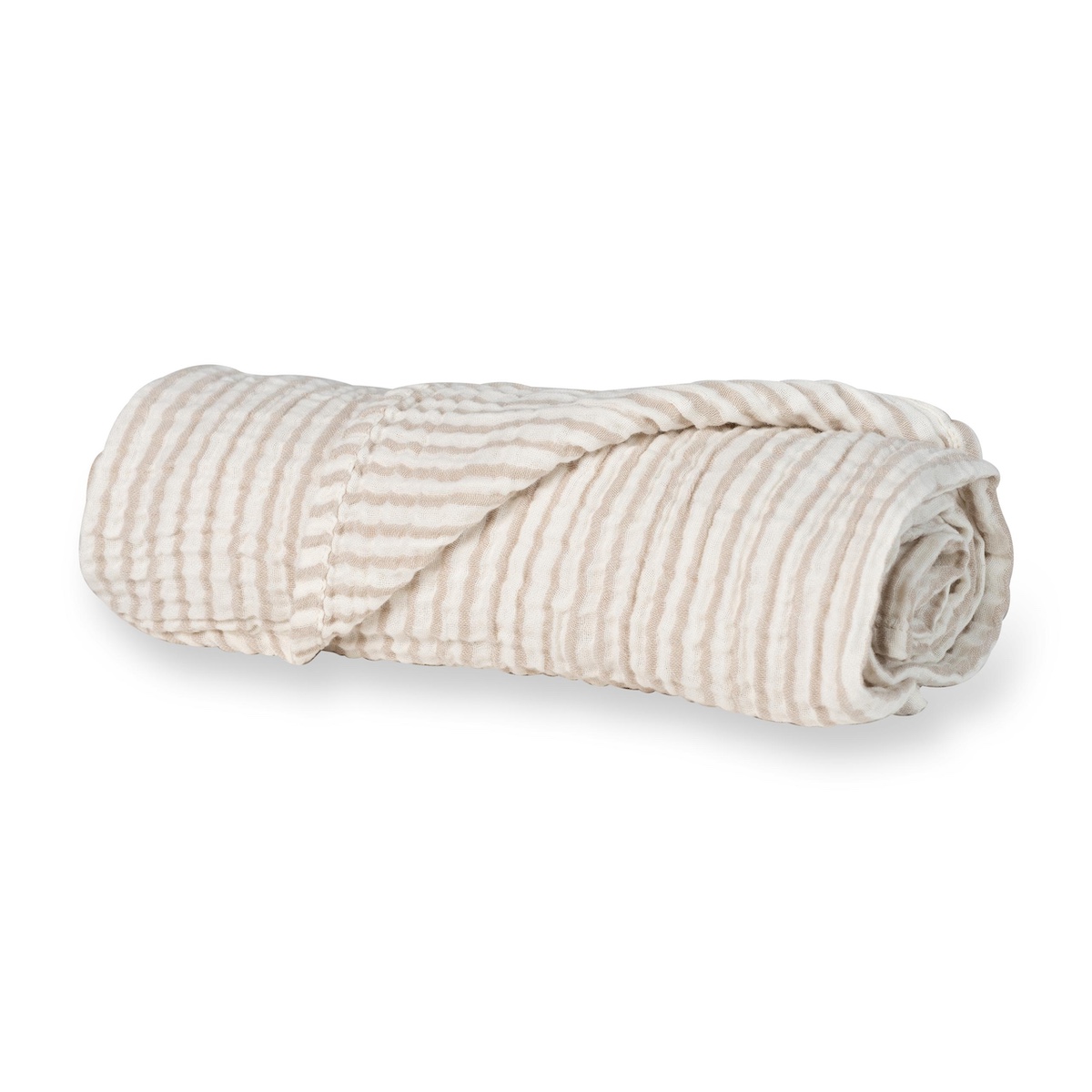 Couverture XL NATURAL Quax stripes