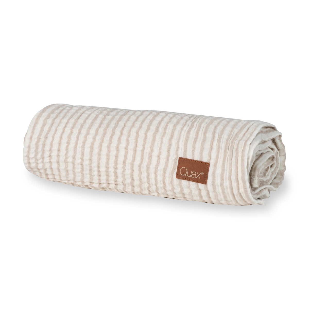 Couverture XL NATURAL Quax stripes