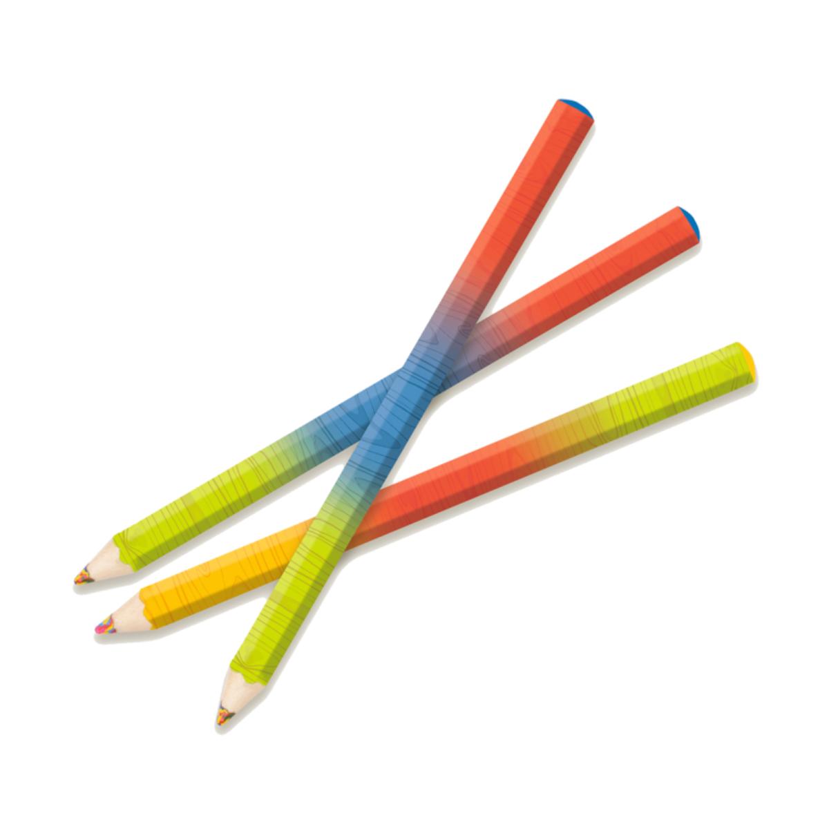 Crayons arc-en-ciel set de 24 Beleduc