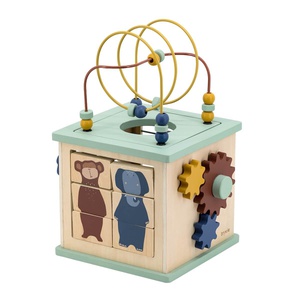 Cube d'activités 5-en-1 en bois Trixie