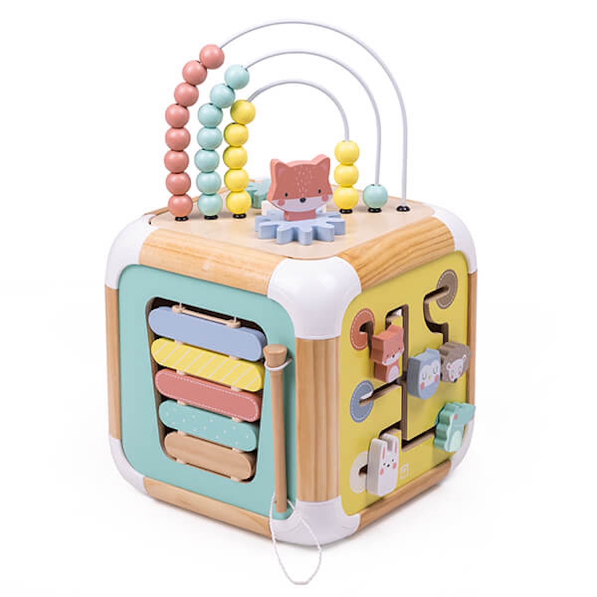 Cube d'activités avec 5 surfaces de jeu Eurekakids