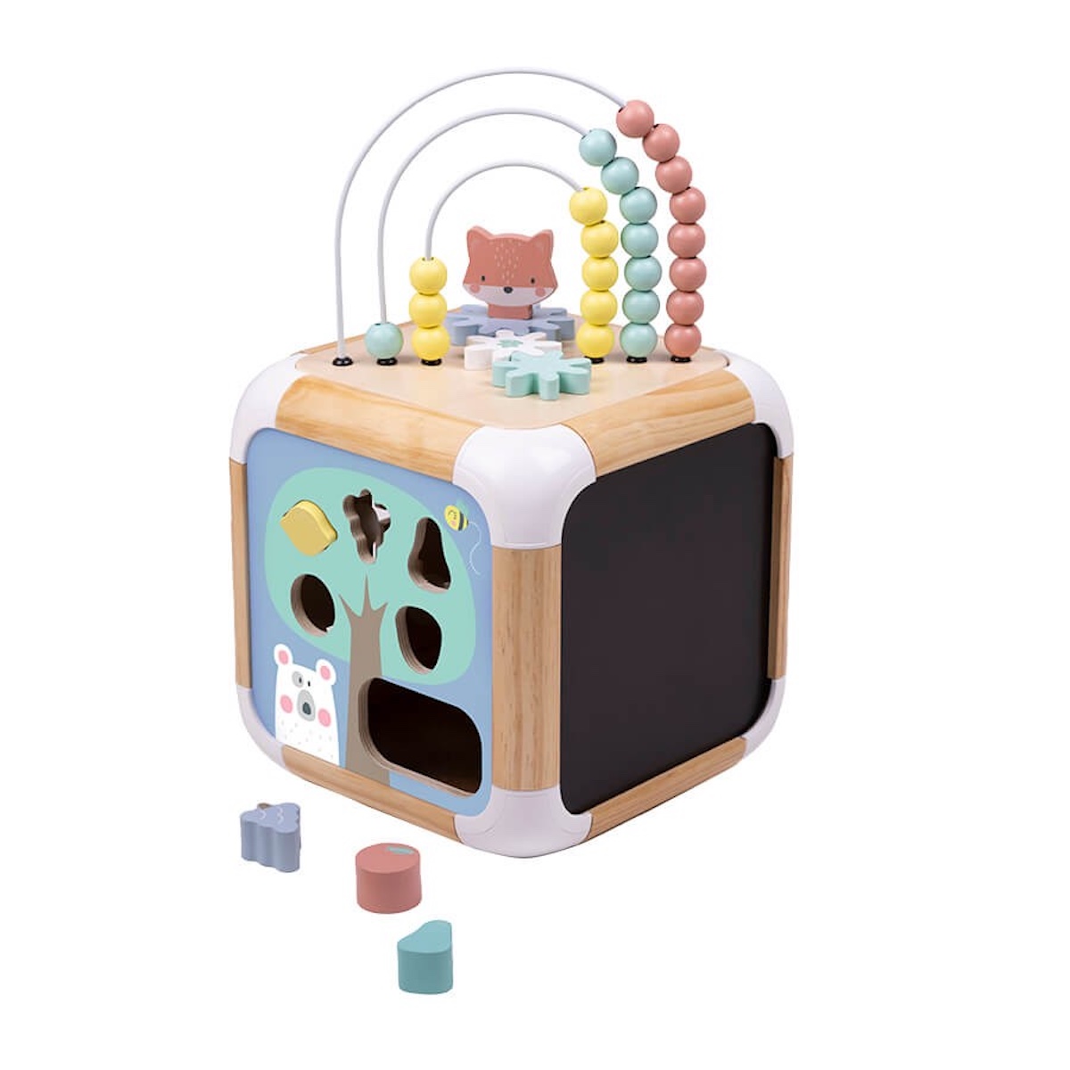 Cube d'activités avec 5 surfaces de jeu Eurekakids