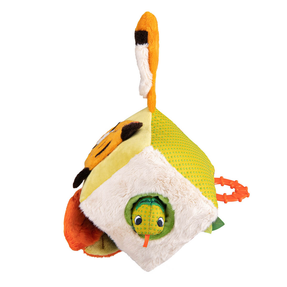 Cube d'activités en tissu DANS LA JUNGLE Moulin Roty