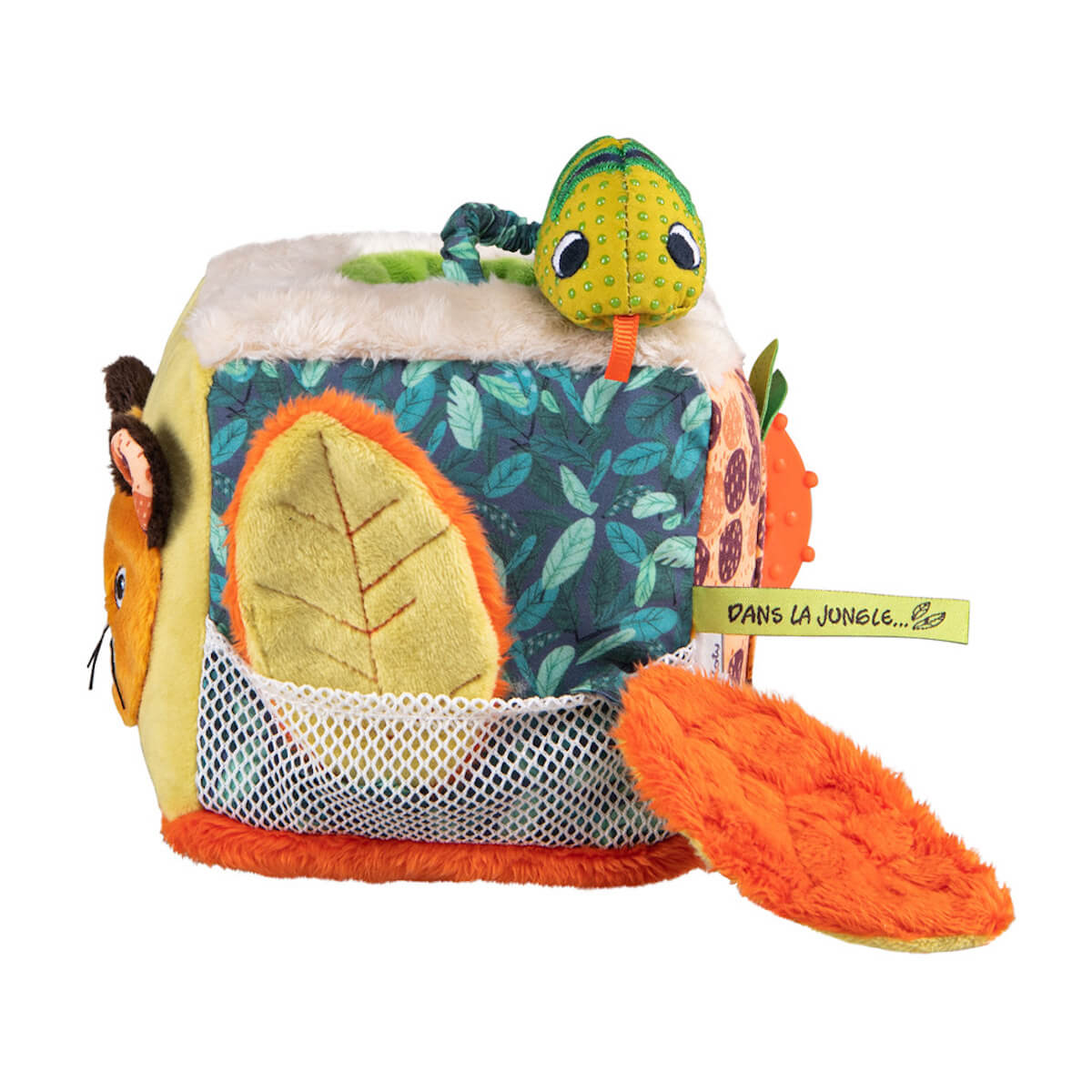 Cube d'activités en tissu DANS LA JUNGLE Moulin Roty