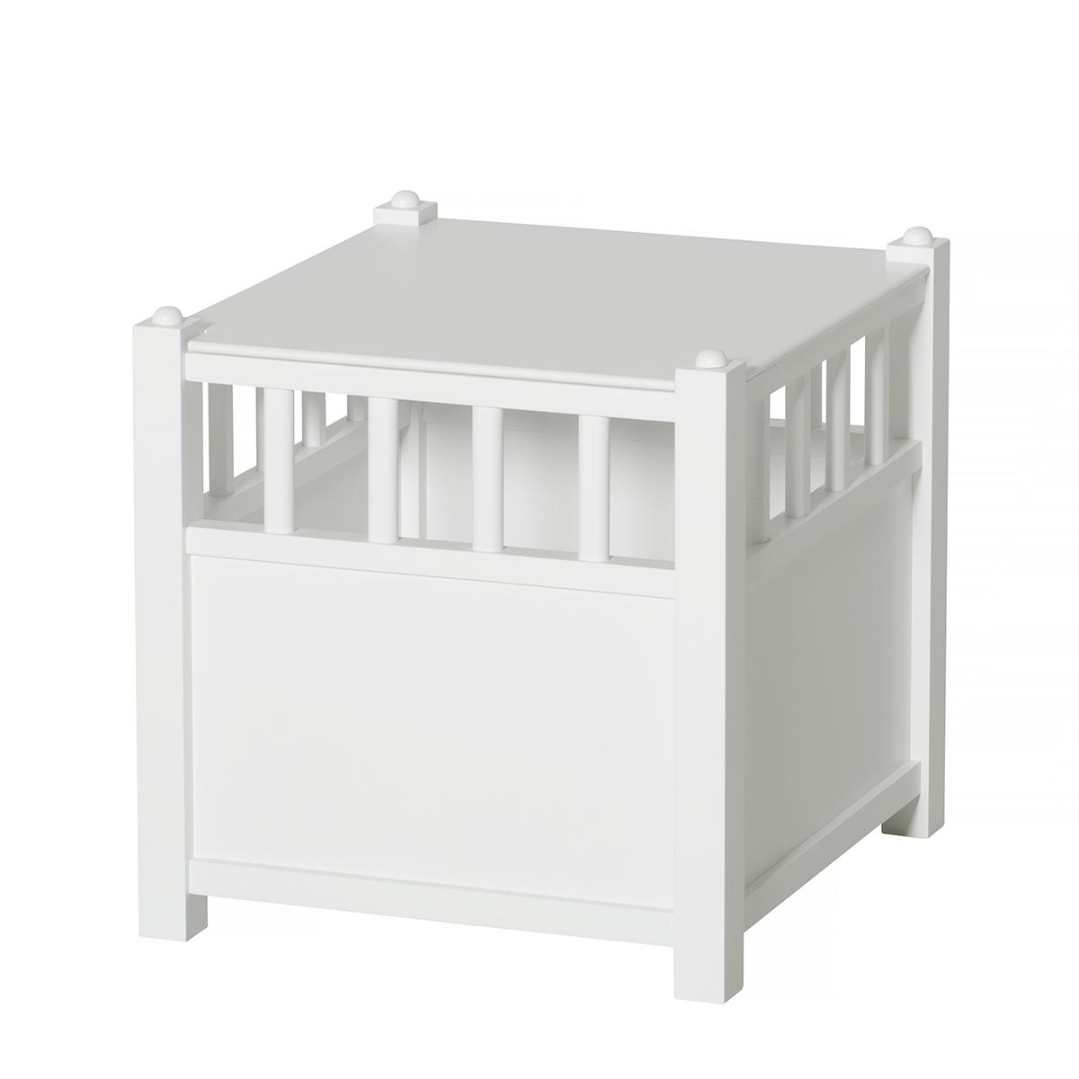 Cube rangement SEASIDE Oliver Furniture blanc