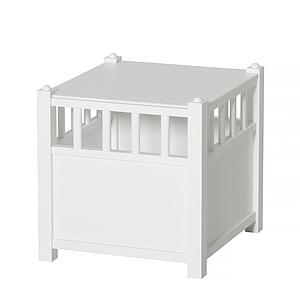 Cube rangement SEASIDE Oliver Furniture blanc