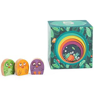 Cubes empilables DANS LA JUNGLE Moulin Roty