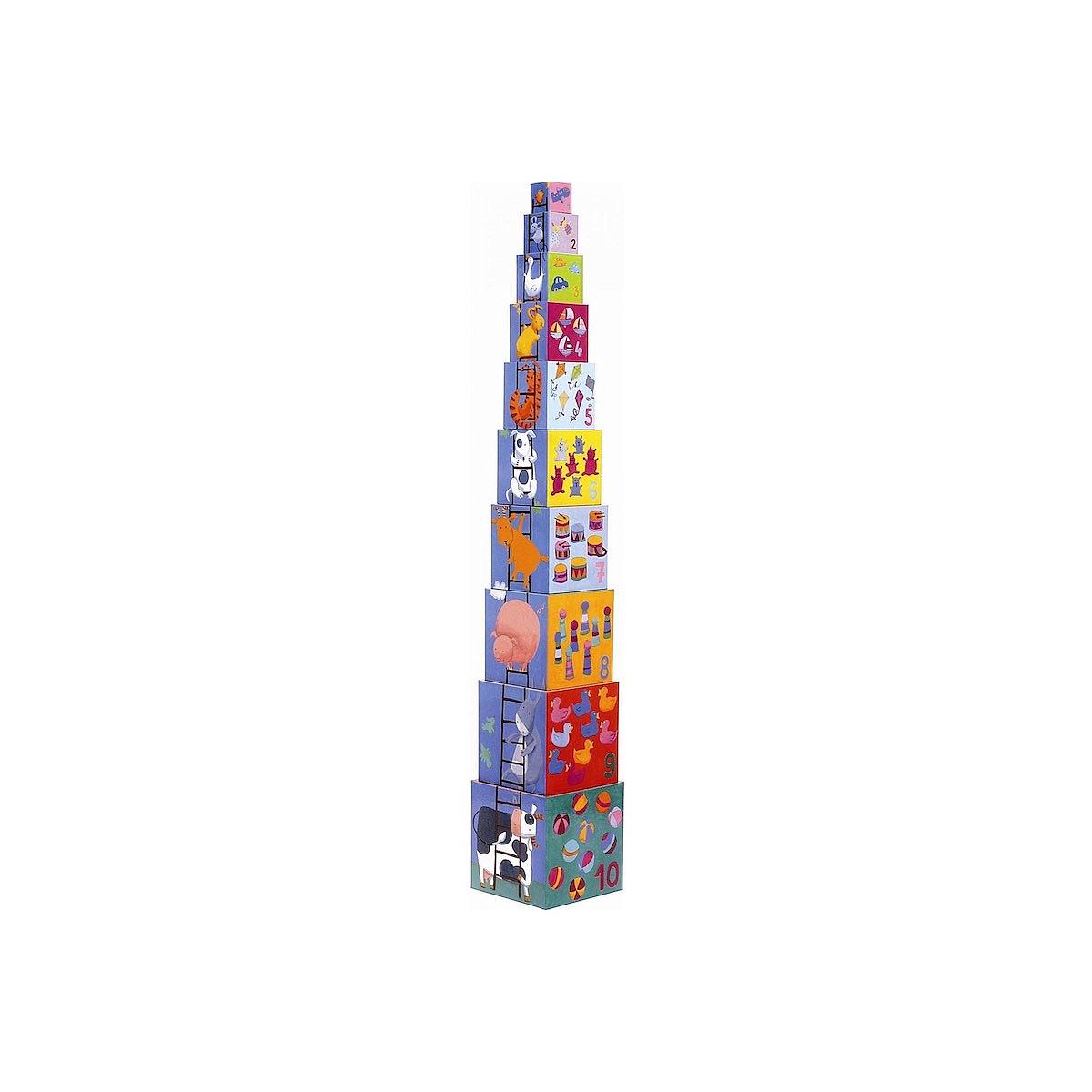 Cubes premier âge 10 CUBES RIGOLOS Djeco