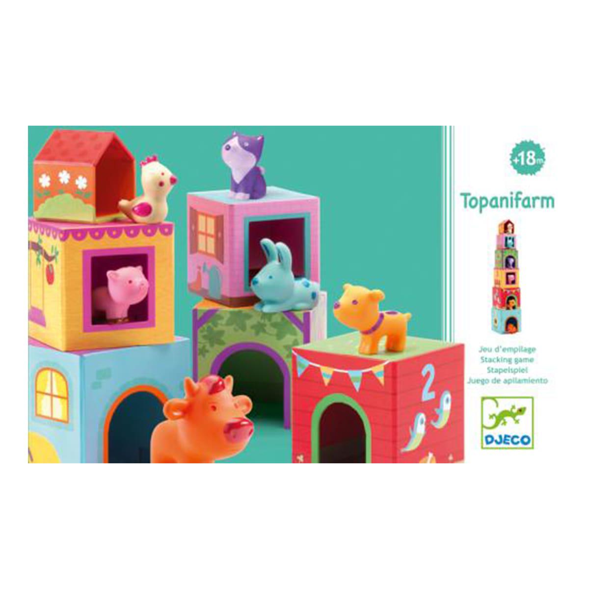 Cubes premier âge TOPANIFARM Djeco