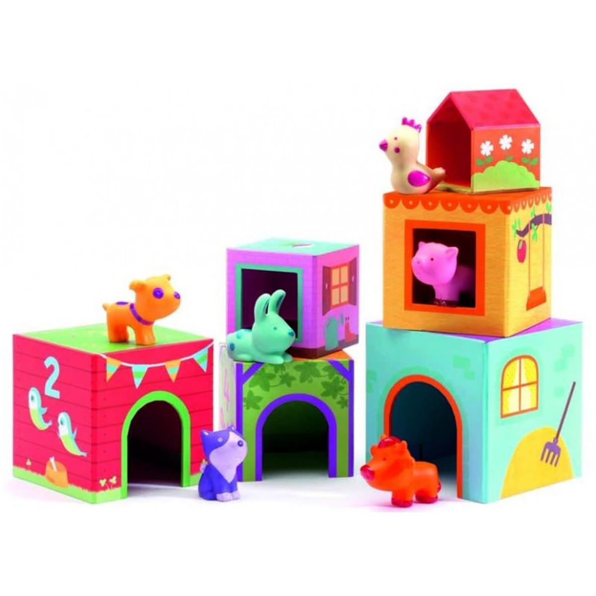 Cubes premier âge TOPANIFARM Djeco
