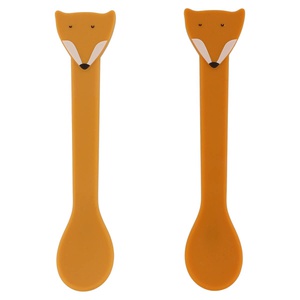 Cuillère silicone 2pcs MR. FOX Trixie