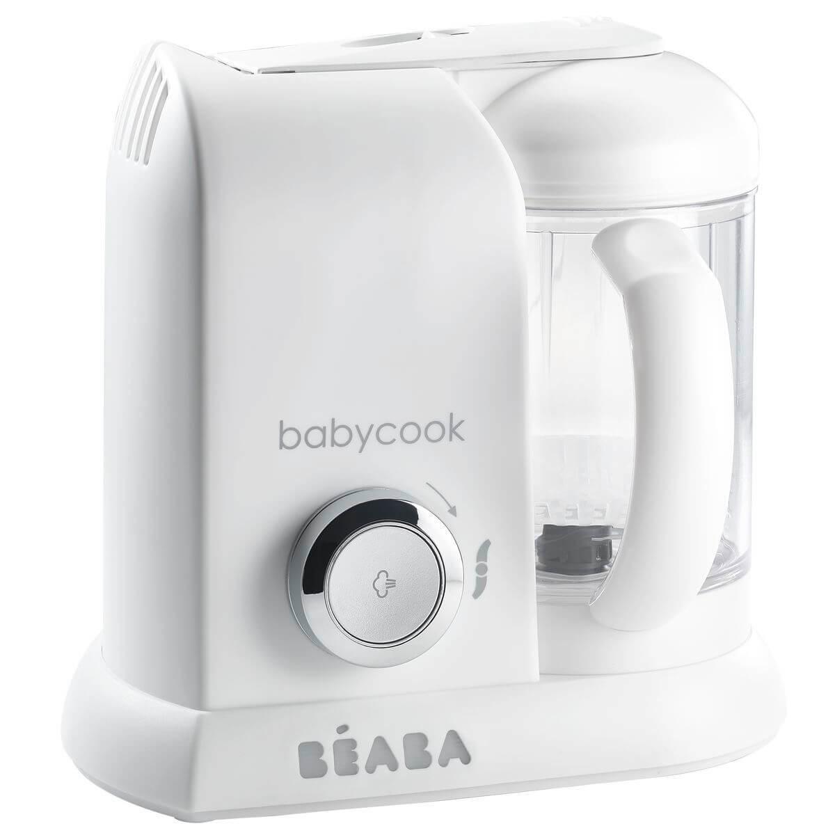 Cuiseur-vapeur BABYCOOK SOLO Beaba blanc-silver-édition limitée