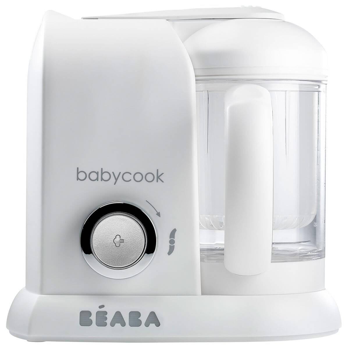 Cuiseur-vapeur BABYCOOK SOLO Beaba blanc-silver-édition limitée