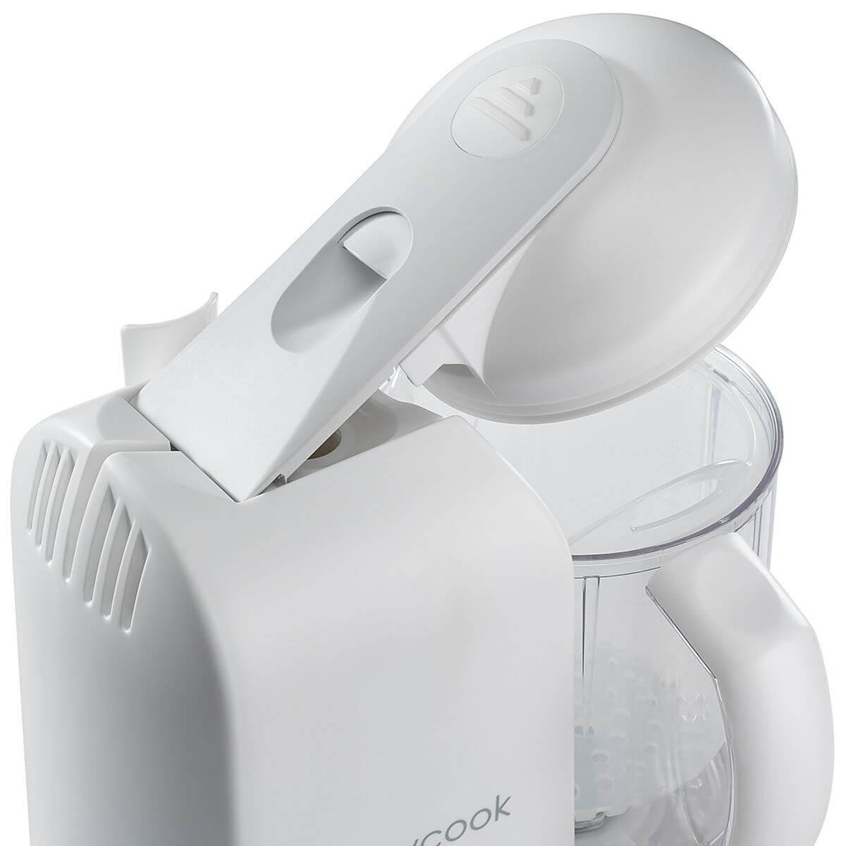Cuiseur-vapeur BABYCOOK SOLO Beaba blanc-silver-édition limitée