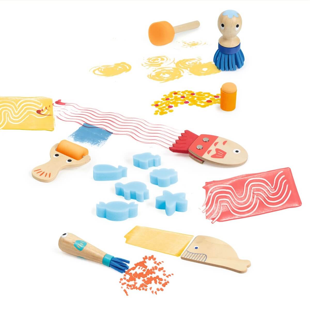 Curieux outils pour peindre Djeco