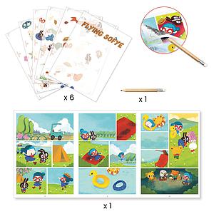 Décalcos Flying Sofye LES PETITS CADEAUX Djeco