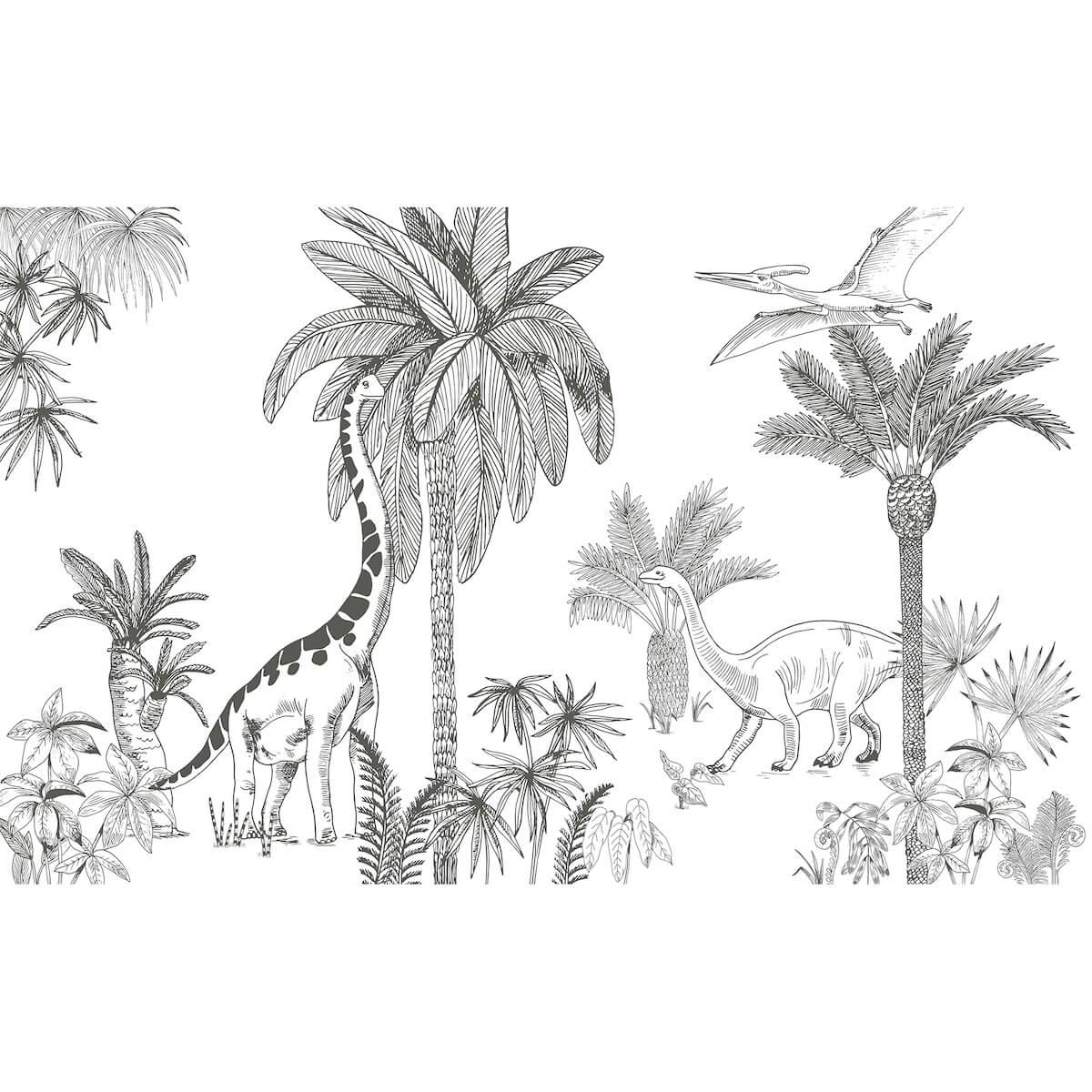 Décor mural Dinosaures Lilipinso