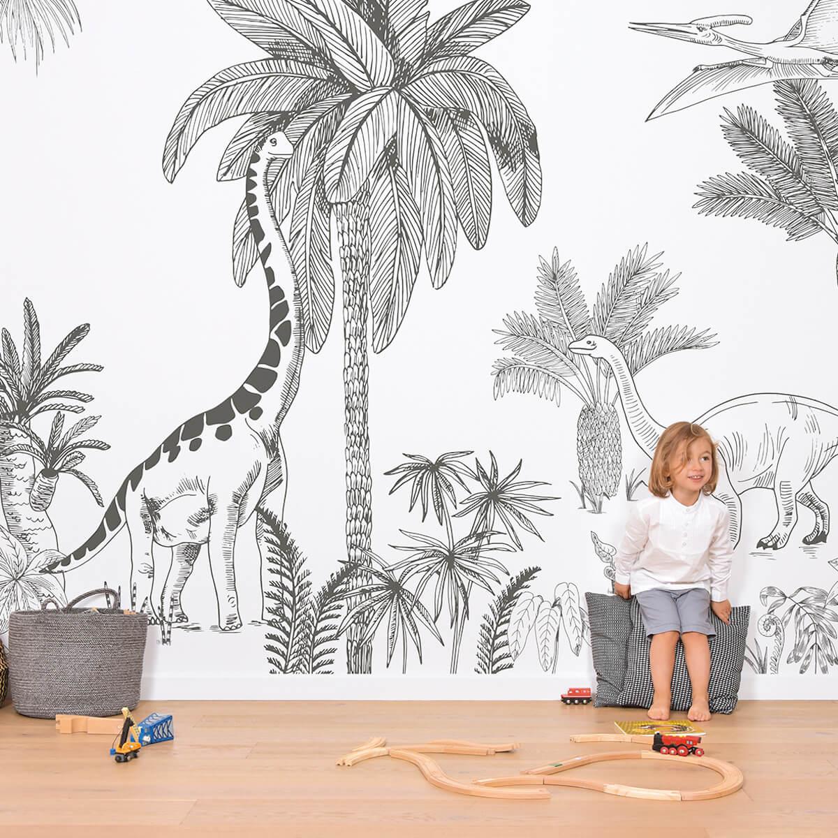 Décor mural Dinosaures Lilipinso
