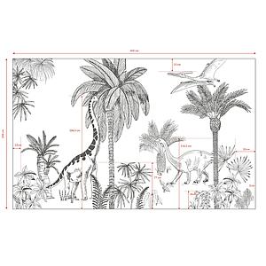 Décor mural Dinosaures Lilipinso