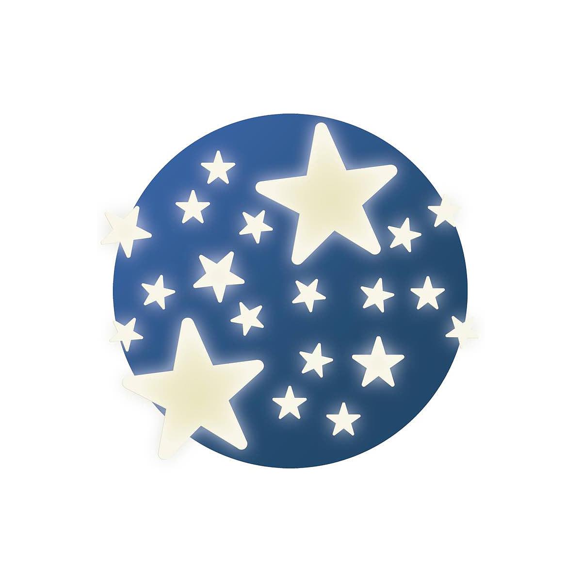 Décor phosphorescent-65pcs ÉTOILES Djeco