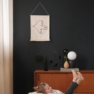 Décoration murale 32x45cm LANDSCAPE Nobodinoz Bird brown-natural