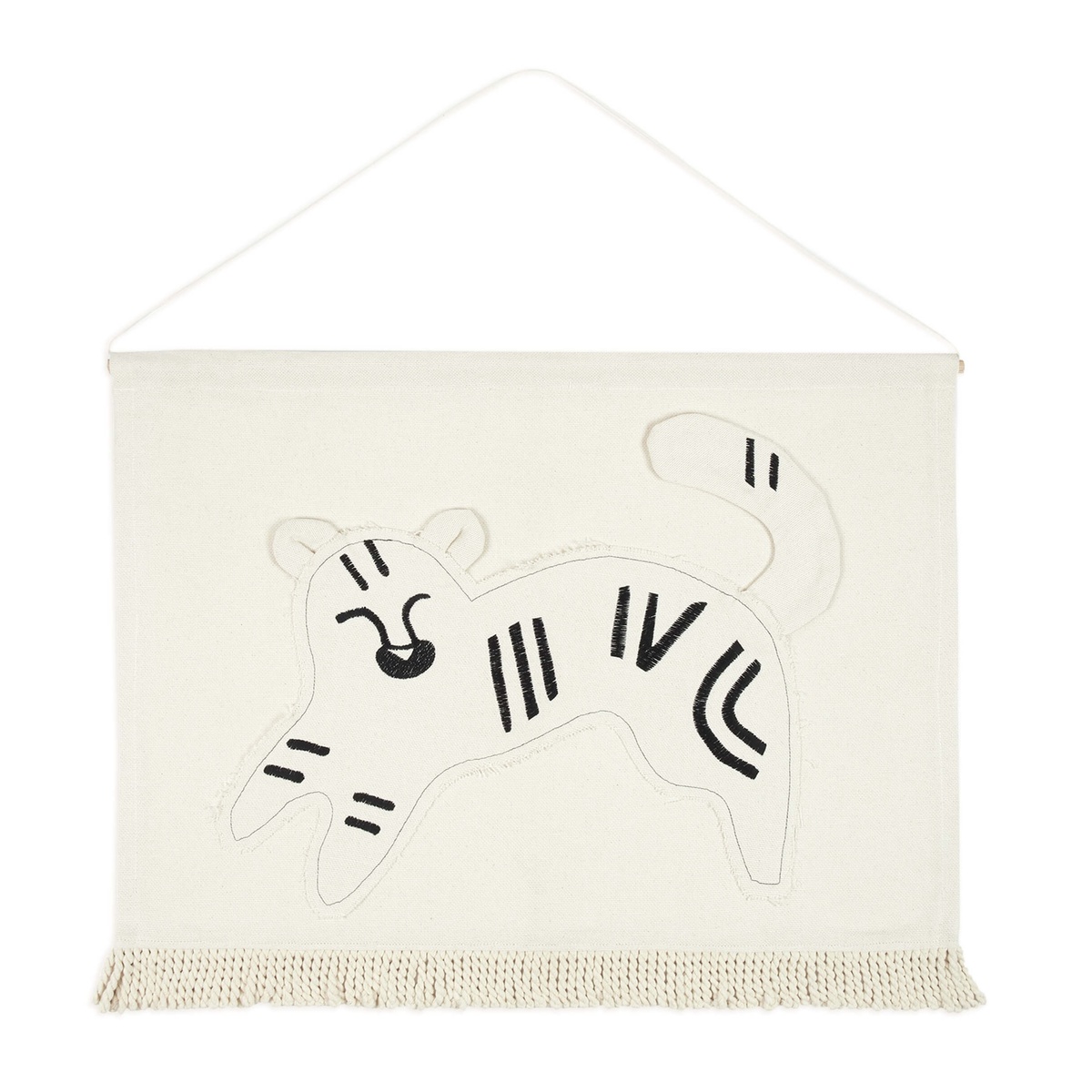 Décoration murale 67x52cm LANDSCAPE Nobodinoz Tiger black-natural
