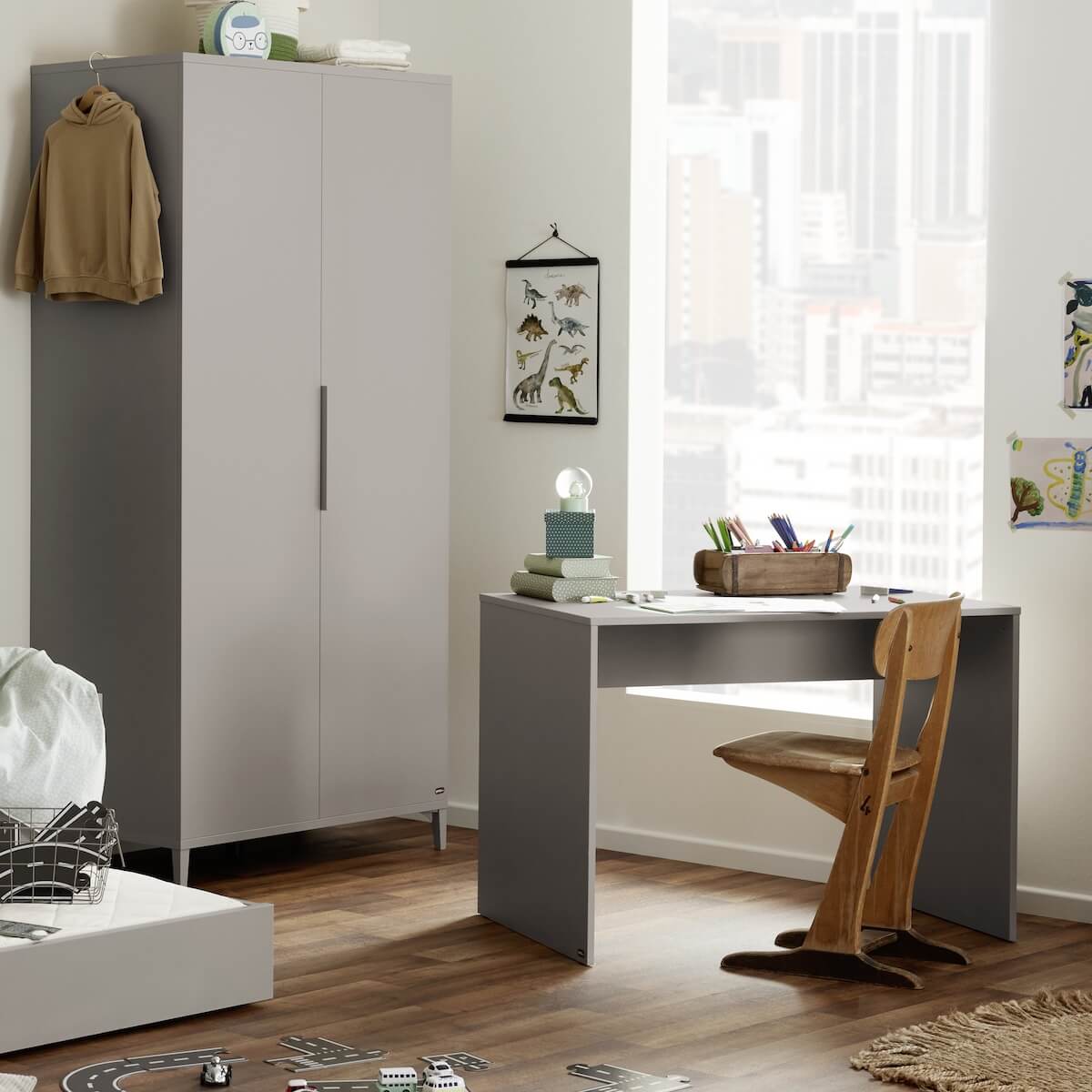 Desk 100x72x60cm BROTHER STU Yuny by Paidi taupe