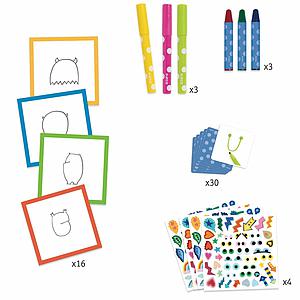 Dessin Les petits monstres Djeco