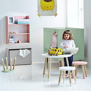 DOTS by Flexa Petite table enfant 60 cm Blanche