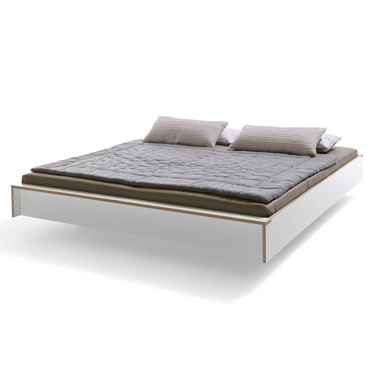Double bed 140x200cm FLAI Müller Small Living white