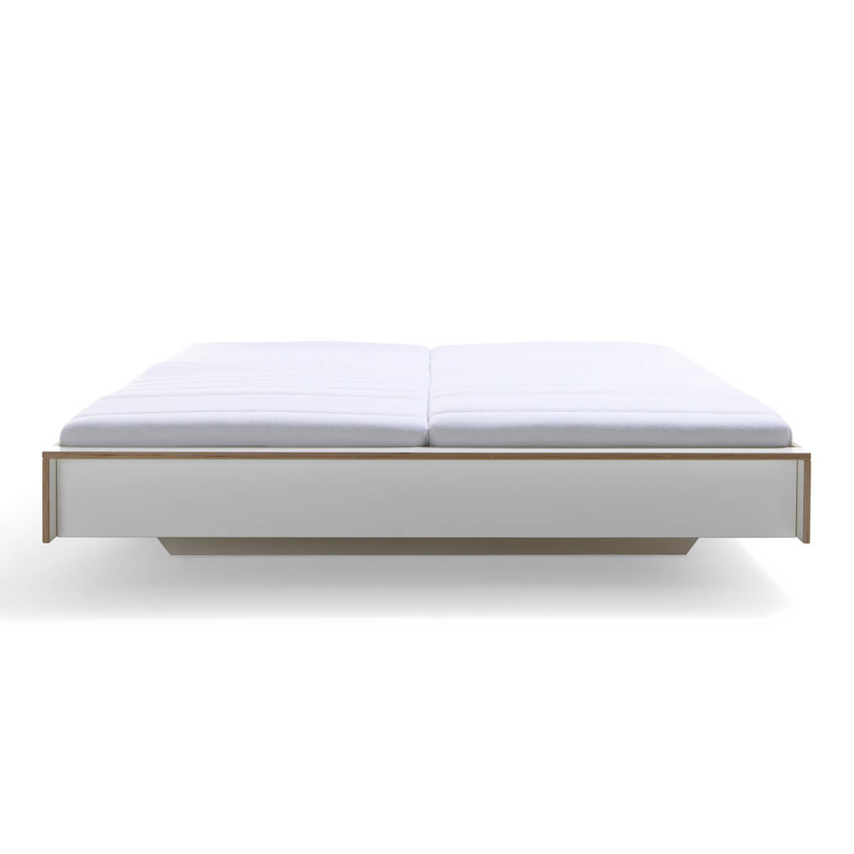 Double bed 140x200cm FLAI Müller Small Living white